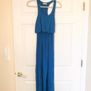 Blue maxi dress